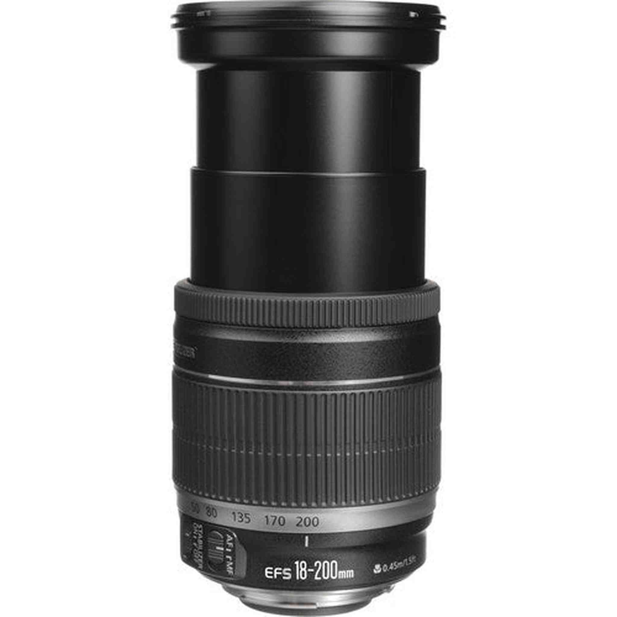 Canon EF-S 18-200mm F/3.5-5.6 is Standard Zoom Lens for DSLR Cameras International Version No Warranty Canon