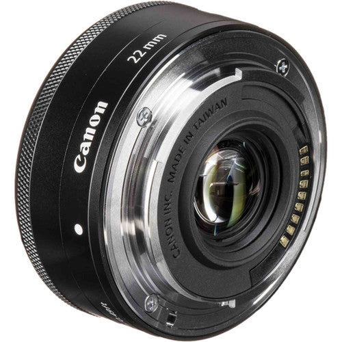 Canon EF-M 22mm f/2 STM Lens Black - International Version No Warranty International Model