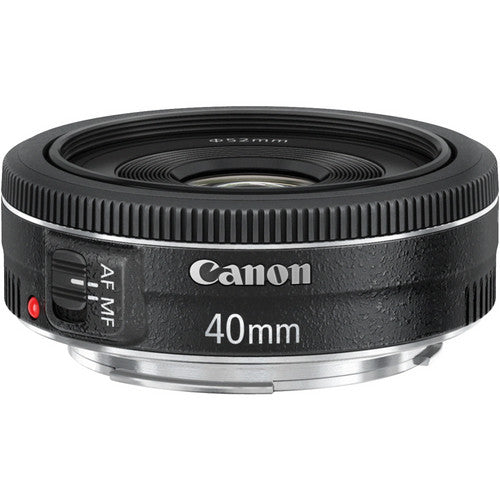 Canon EF 40mm f/2.8 STM Lens (International Model) Bundle with Filter Kits