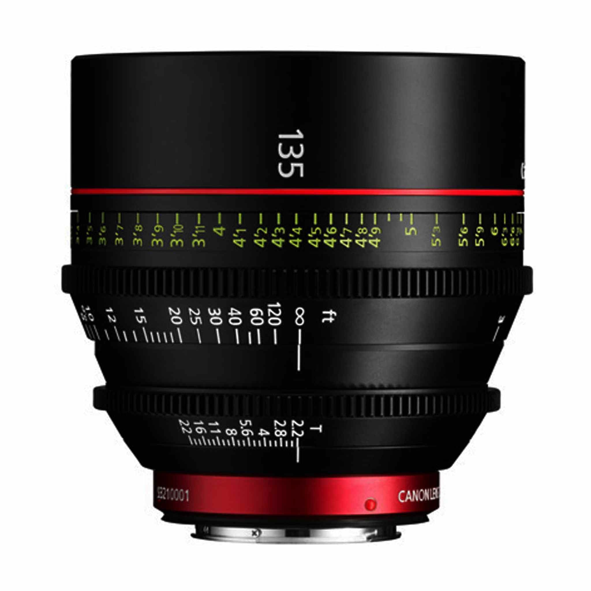CN-E 135mm T2.2 L F Cinema Prime Lens EF Mount