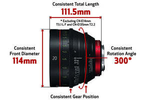CN-E 14mm T3.1 L F Cinema Lens EF Mount