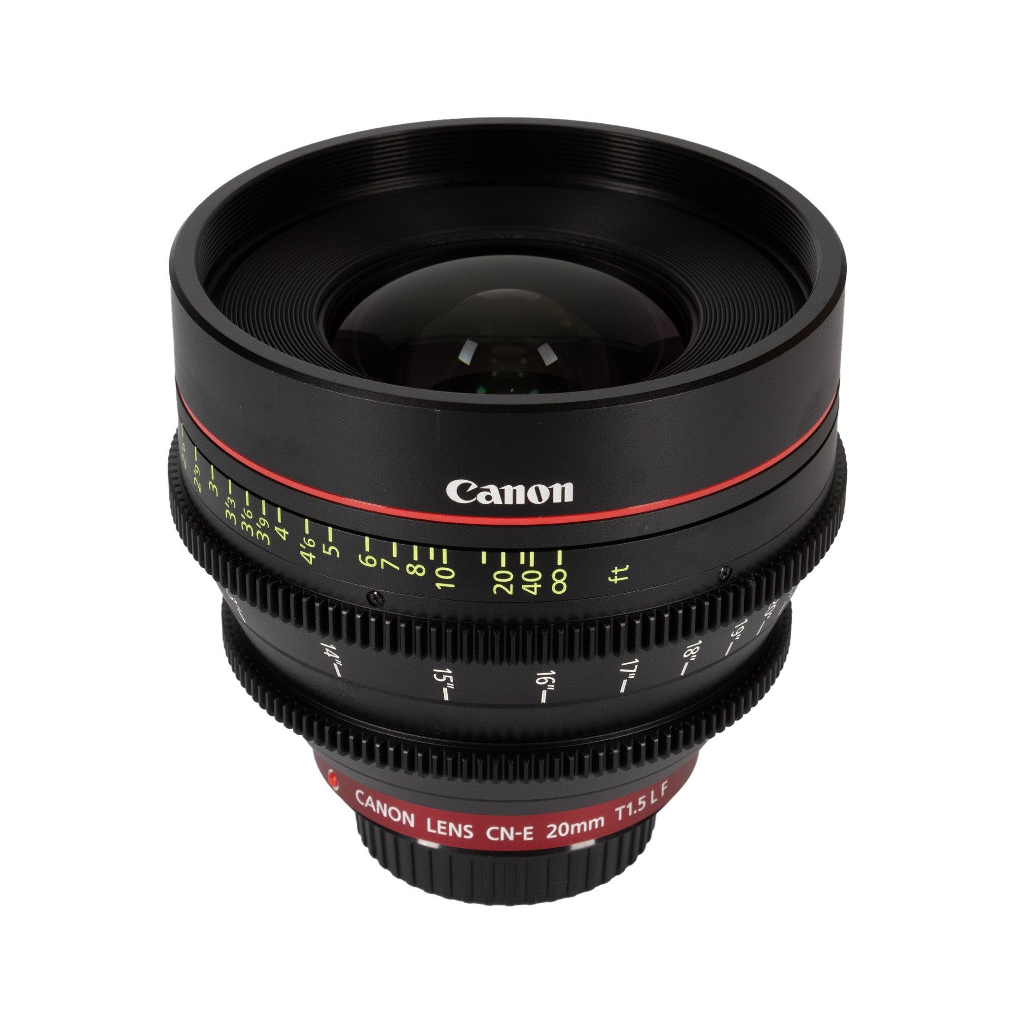 Canon CN-E 20mm T1.5 L F Cinema Prime Lens EF Mount International Model