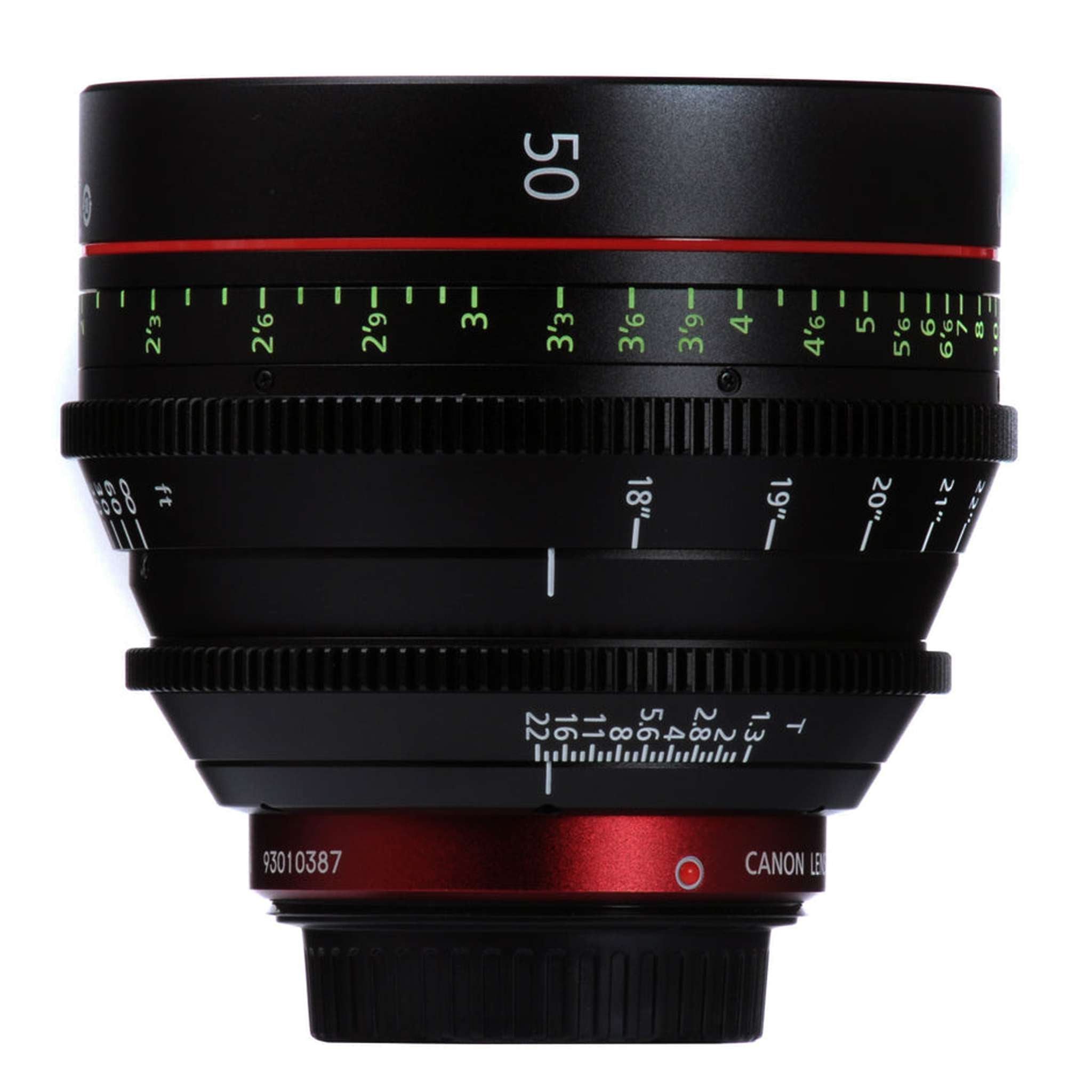 Canon CN-E 50mm T1.3 L F Cine Lens International Model Canon