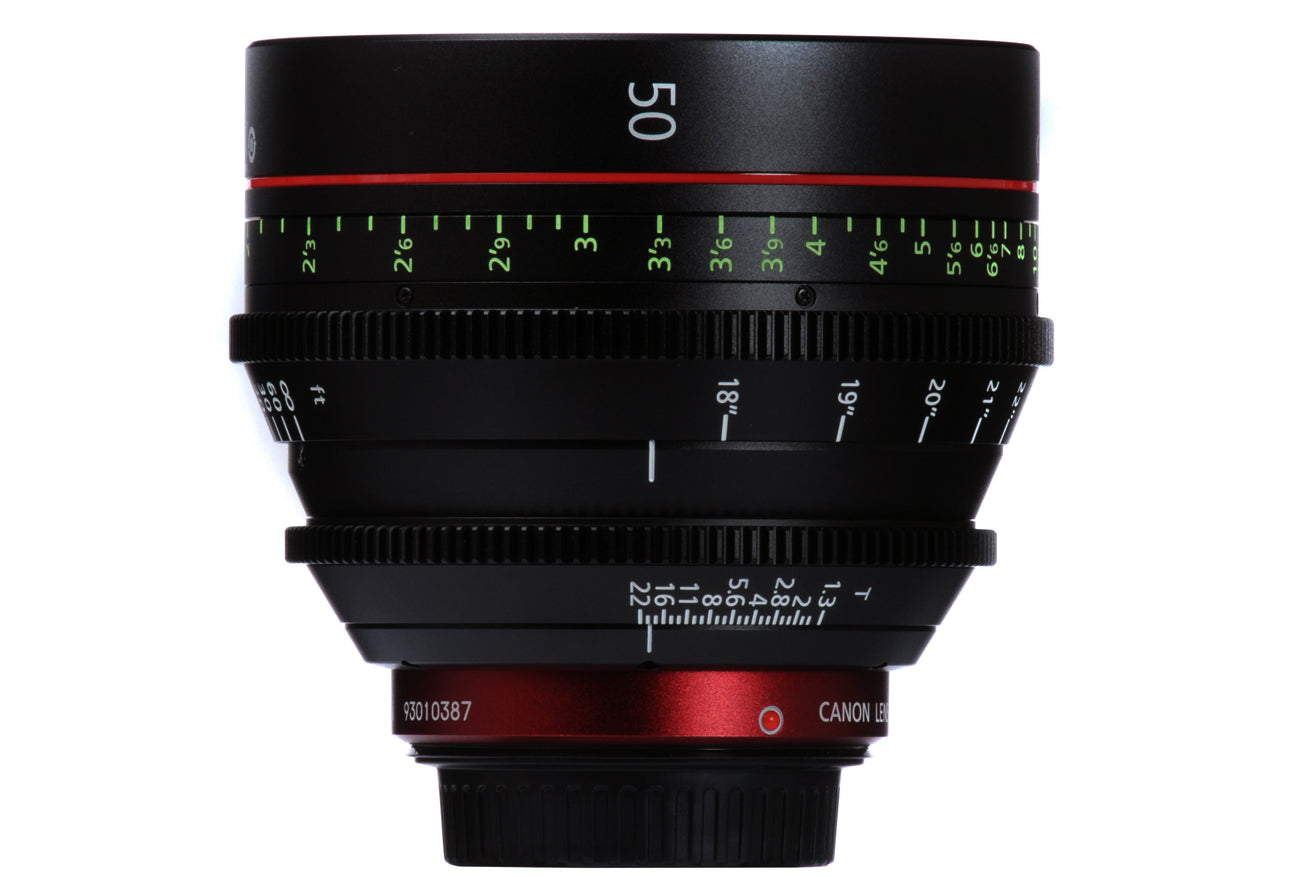 Canon CN-E 50mm T1.3 L F Cine Lens International Model