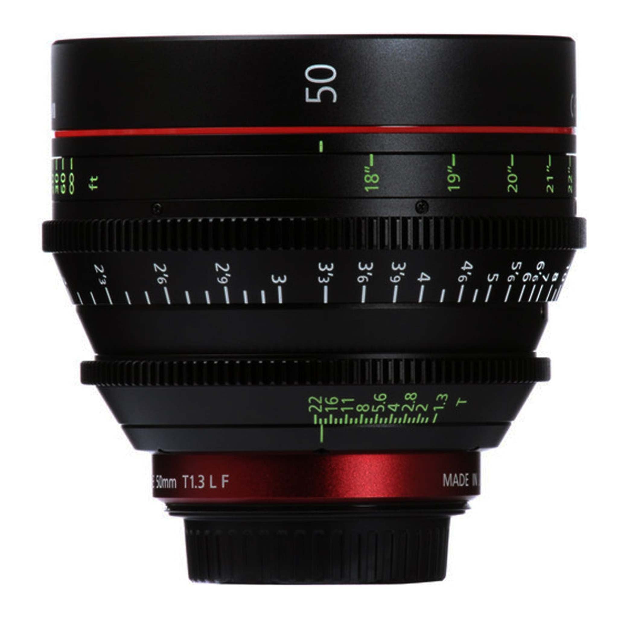 Canon CN-E 50mm T1.3 L F Cine Lens International Model Canon