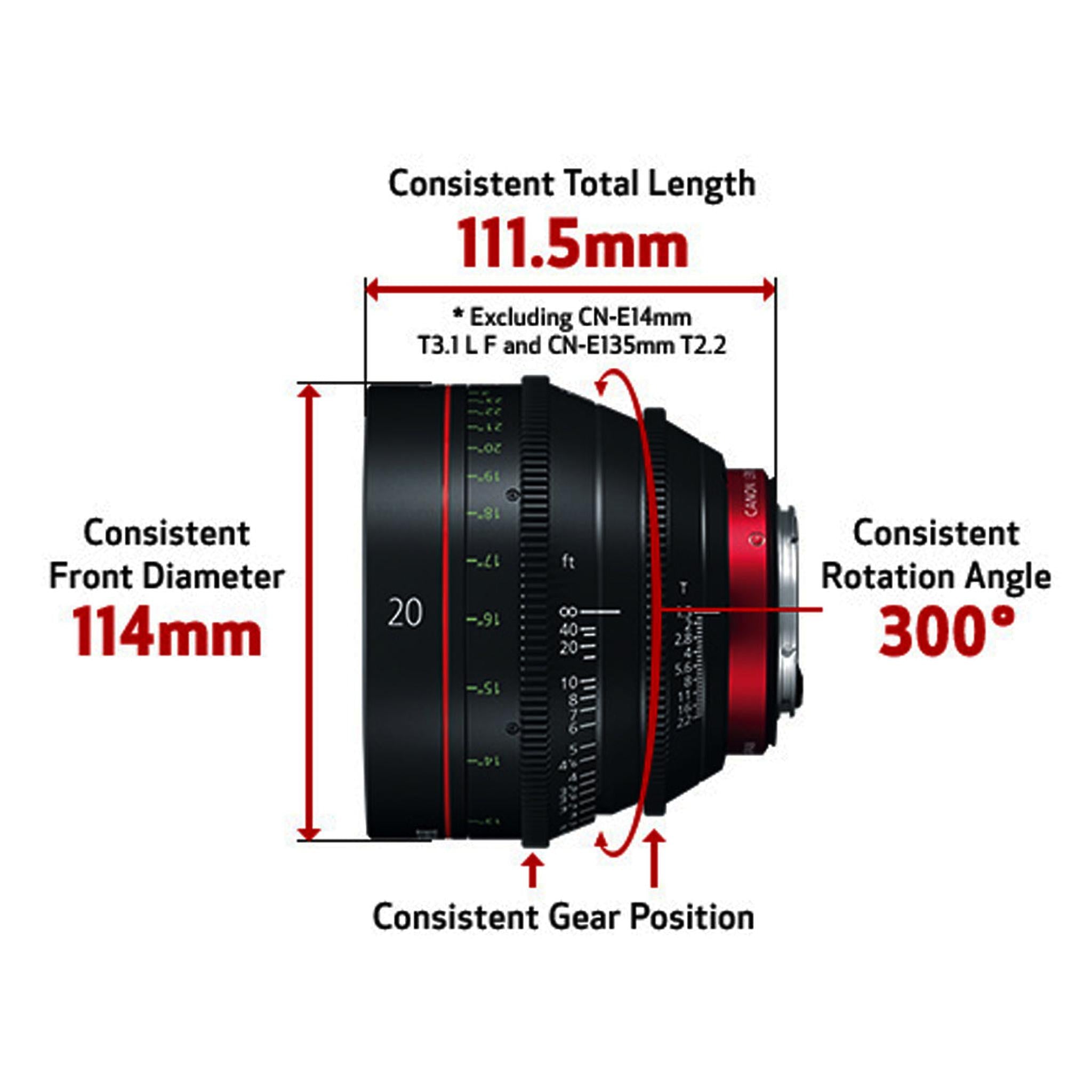 CN-E 85mm T1.3 L F Cine Lens EF Mount Canon