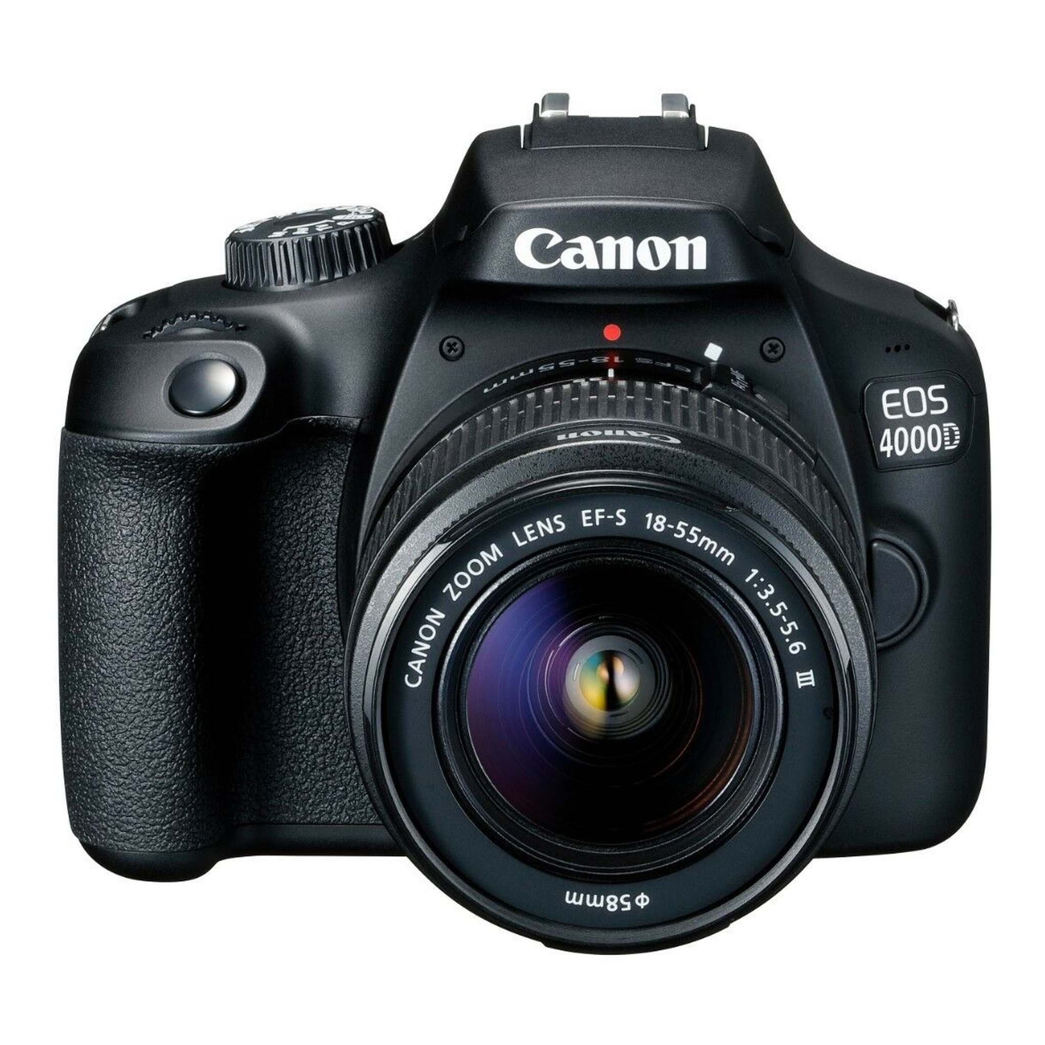 Canon EOS 4000D DSLR Camera EF-S 18-55 mm f/3.5-5.6 III Lens International Model - Reconditioned Canon