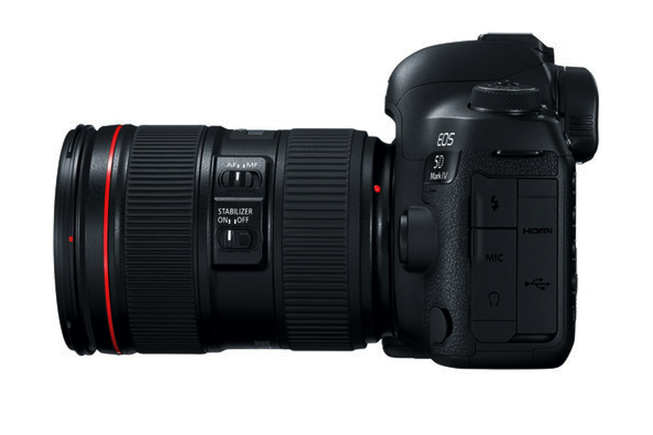 Canon - Eos 5D Mark IV DSLR Camera with 24-105mm f/4L is II USM Lens - Black - International Model