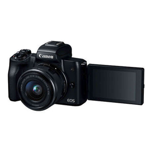 Canon EOS M50 Mirrorless Camera Kit w/EF-M15-45mm and 4K Video - Black International Model