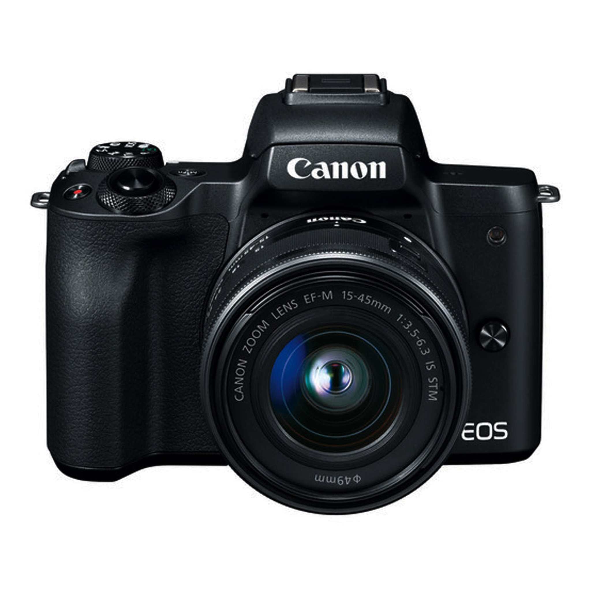 Canon EOS M50 Mirrorless Camera Kit w/EF-M15-45mm and 4K Video - Black International Model