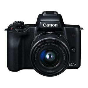 Canon EOS M50 Mirrorless Camera Kit w/EF-M15-45mm and 4K Video - Black International Model