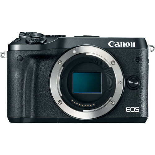 Canon EOS M6 Mirrorless Digital Camera - Body Only, Black