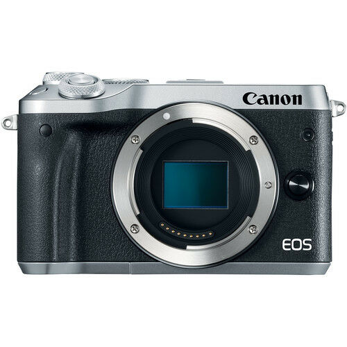 Canon EOS M6 Mirrorless Digital Camera - Silver