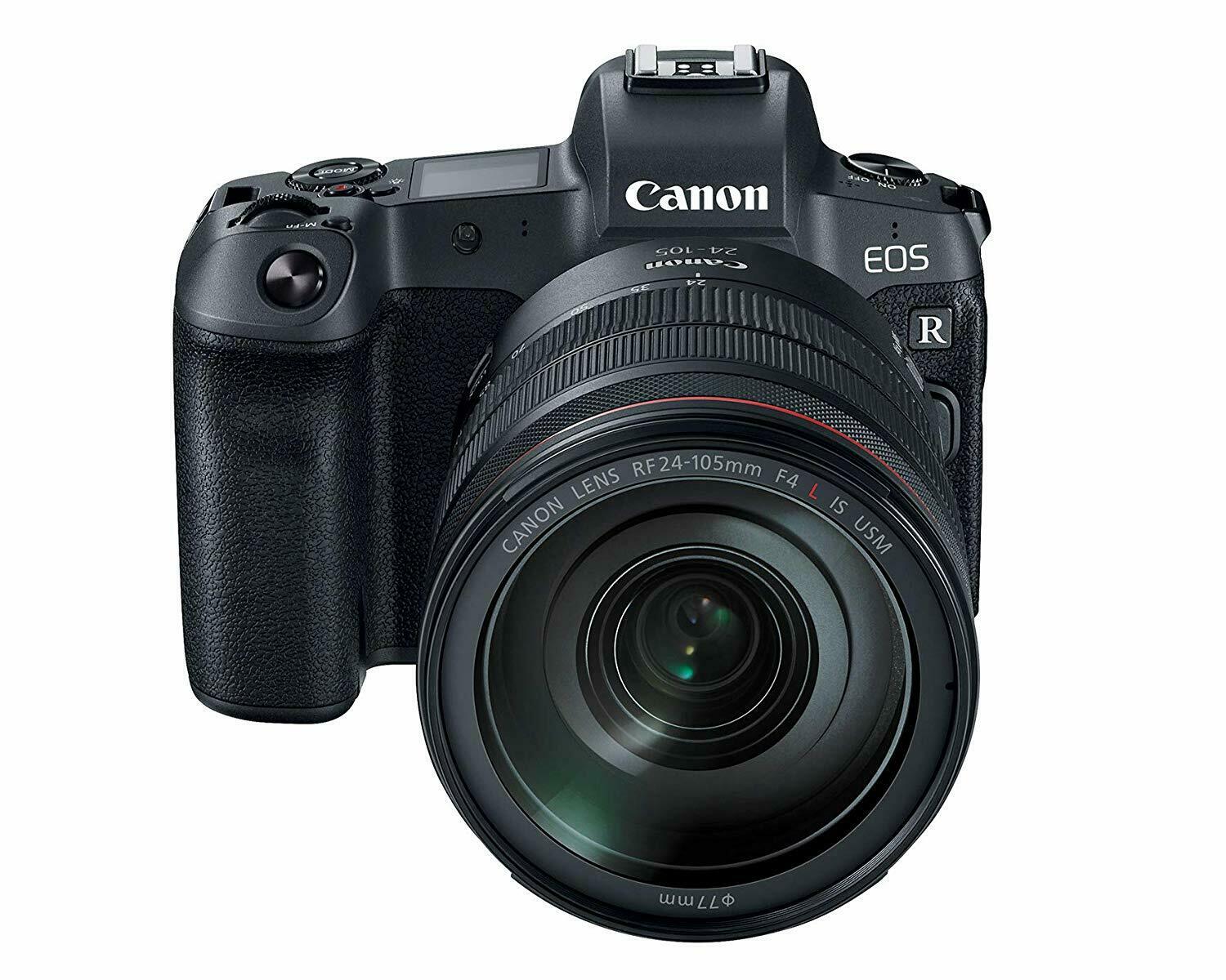 Canon EOS R Mirrorless Digital Camera w/24-105mm Lens & Mount Adapter