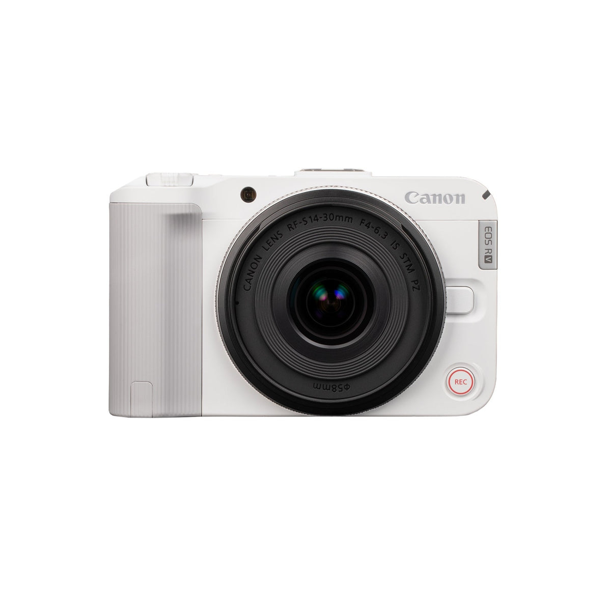 Canon EOS R50 V with RF-S14-30mm F4-6.3 is STM PTZ Lens White International Version