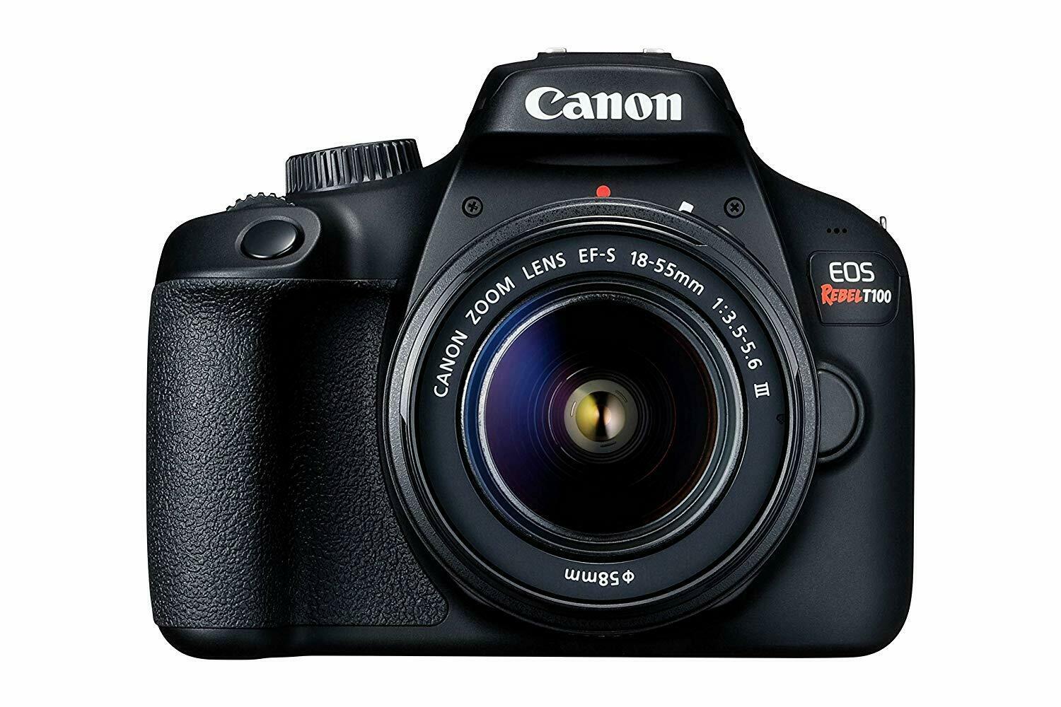 Canon EOS Rebel T100 / 4000D DSLR Camera w/ 18-55 III