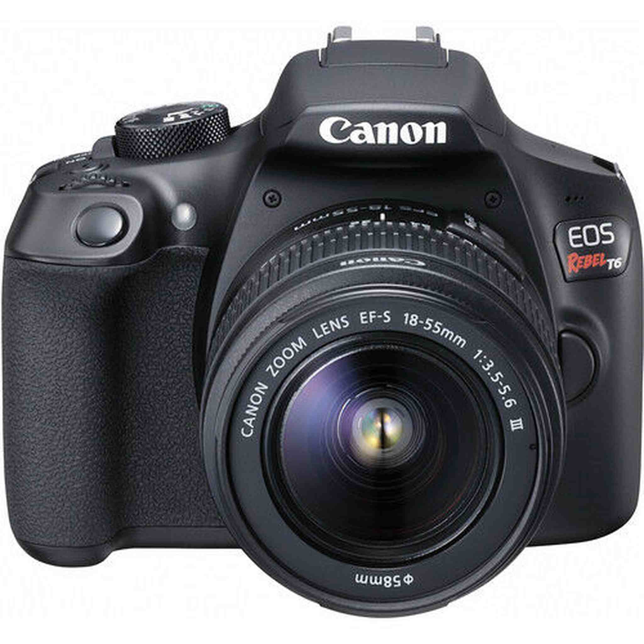 Canon EOS Rebel T6 DSLR Camera with 18-55mm and 75-300mm Lenses Kit Canon
