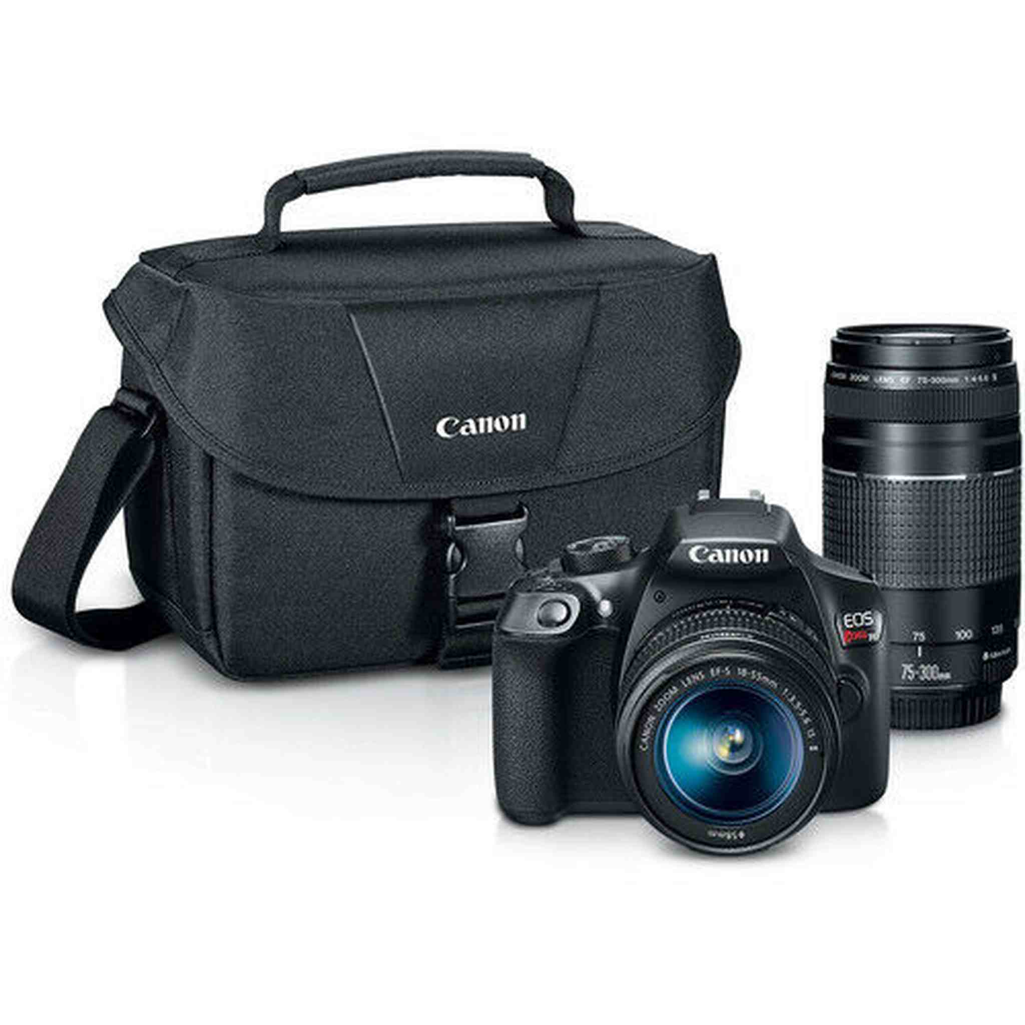 Canon EOS Rebel T6 DSLR Camera with 18-55mm and 75-300mm Lenses Kit Canon