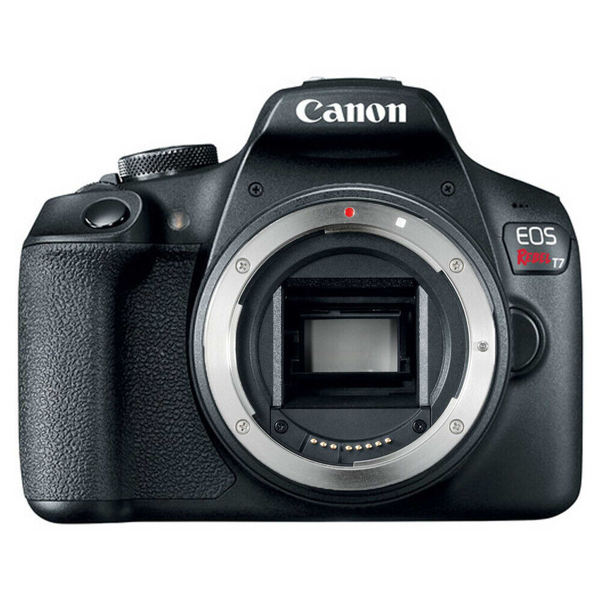 Canon EOS Rebel T7 Digital SLR Camera Body Only Kit Box - Reconditioned Canon