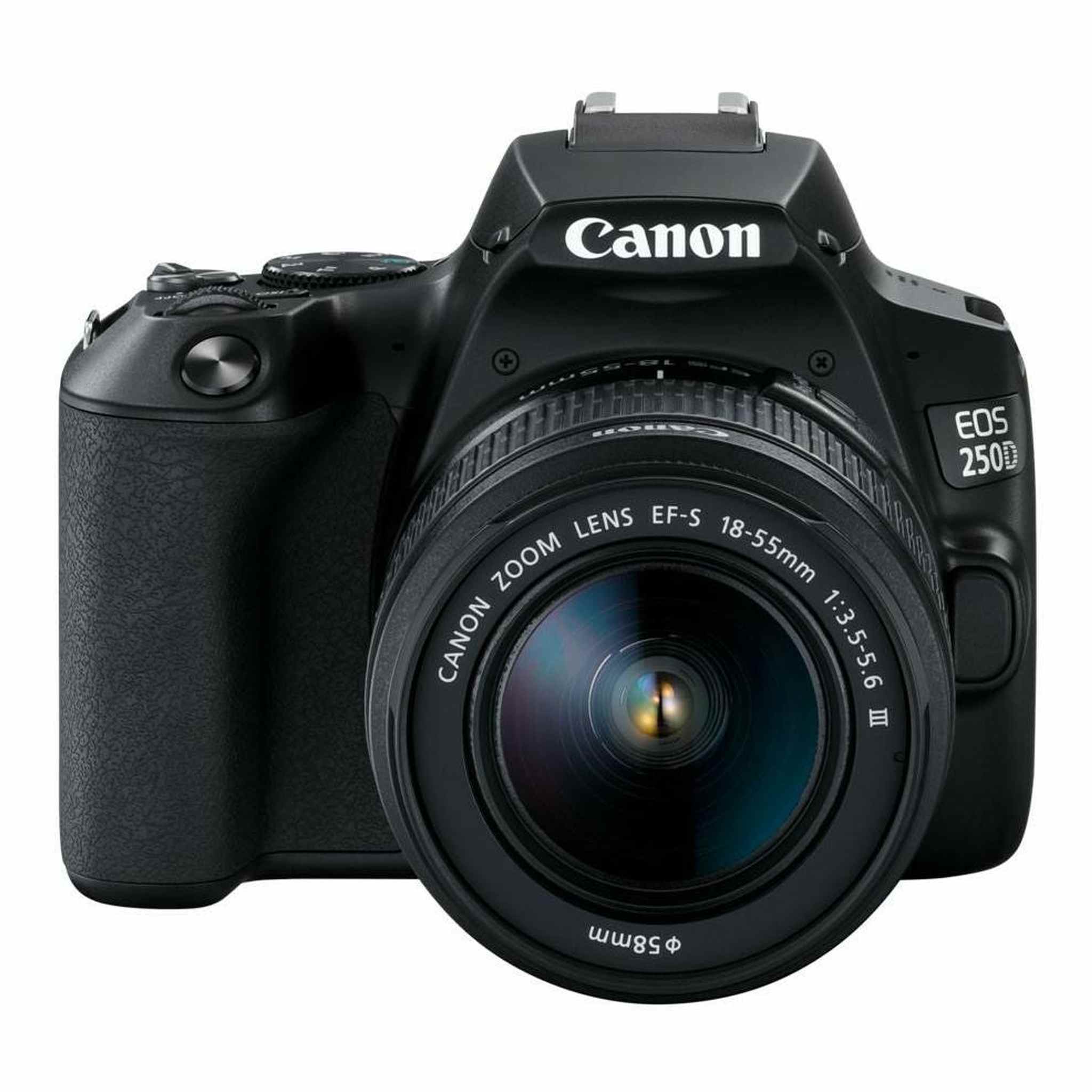 Canon EOS 250D Rebel SL3 DSLR Camera w/ 18-55m DC Lens International Model - Reconditioned Canon