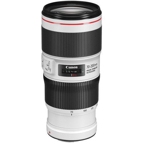 Canon EF 70-200mm f/4L IS II USM Lens Bundle with Cleaning Kit, Filter Kits, and Padded Lens Case (International Model)