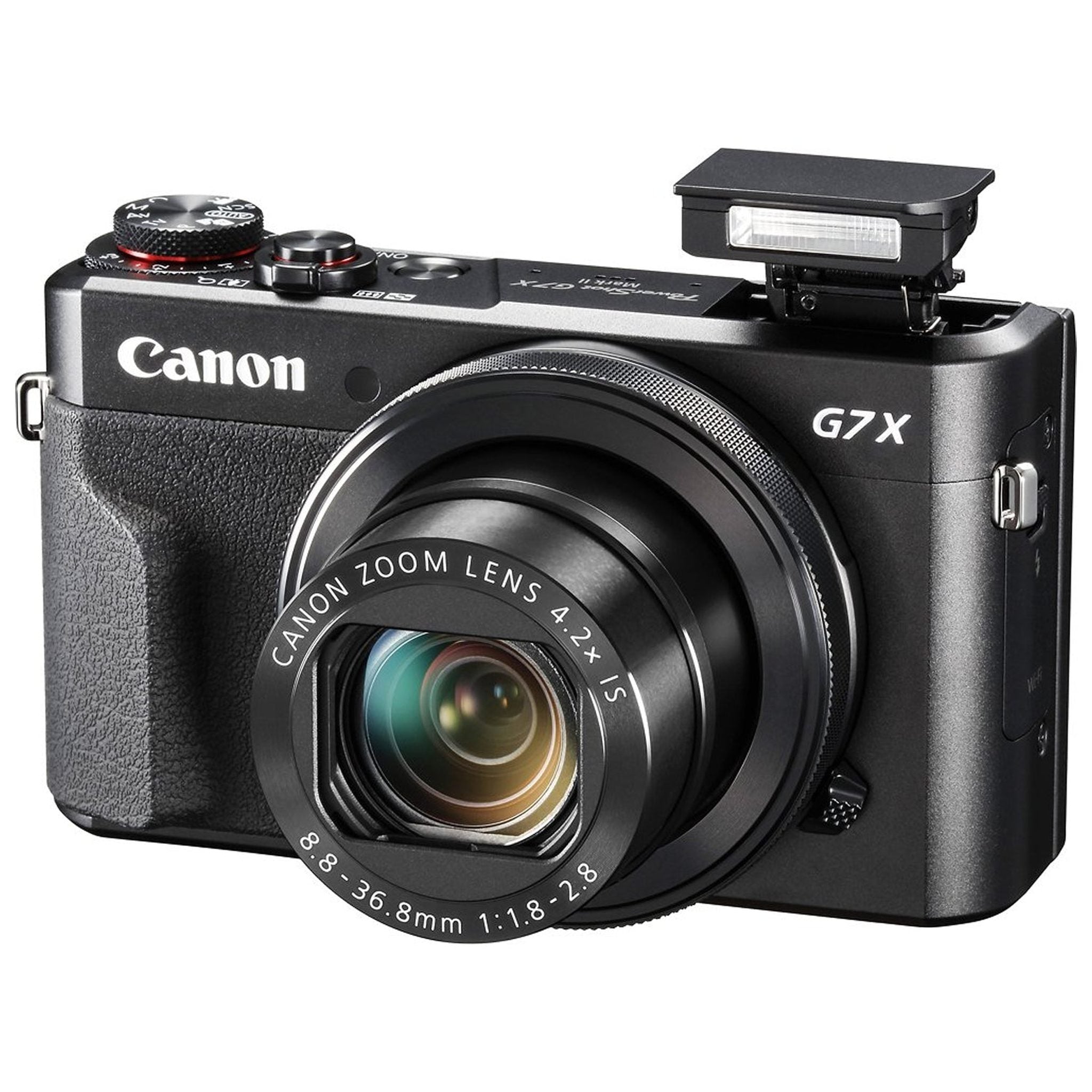 Canon PowerShot Digital Camera G7 X Mark II with Wi-Fi & NFC, LCD Screen, and 1-inch Sensor - Black