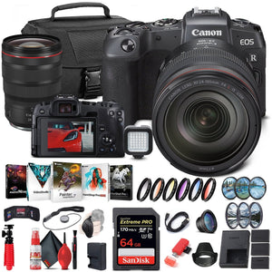 Canon EOS RP Mirrorless Digital Camera with 24-105mm Lens 3380C012 + Canon RF