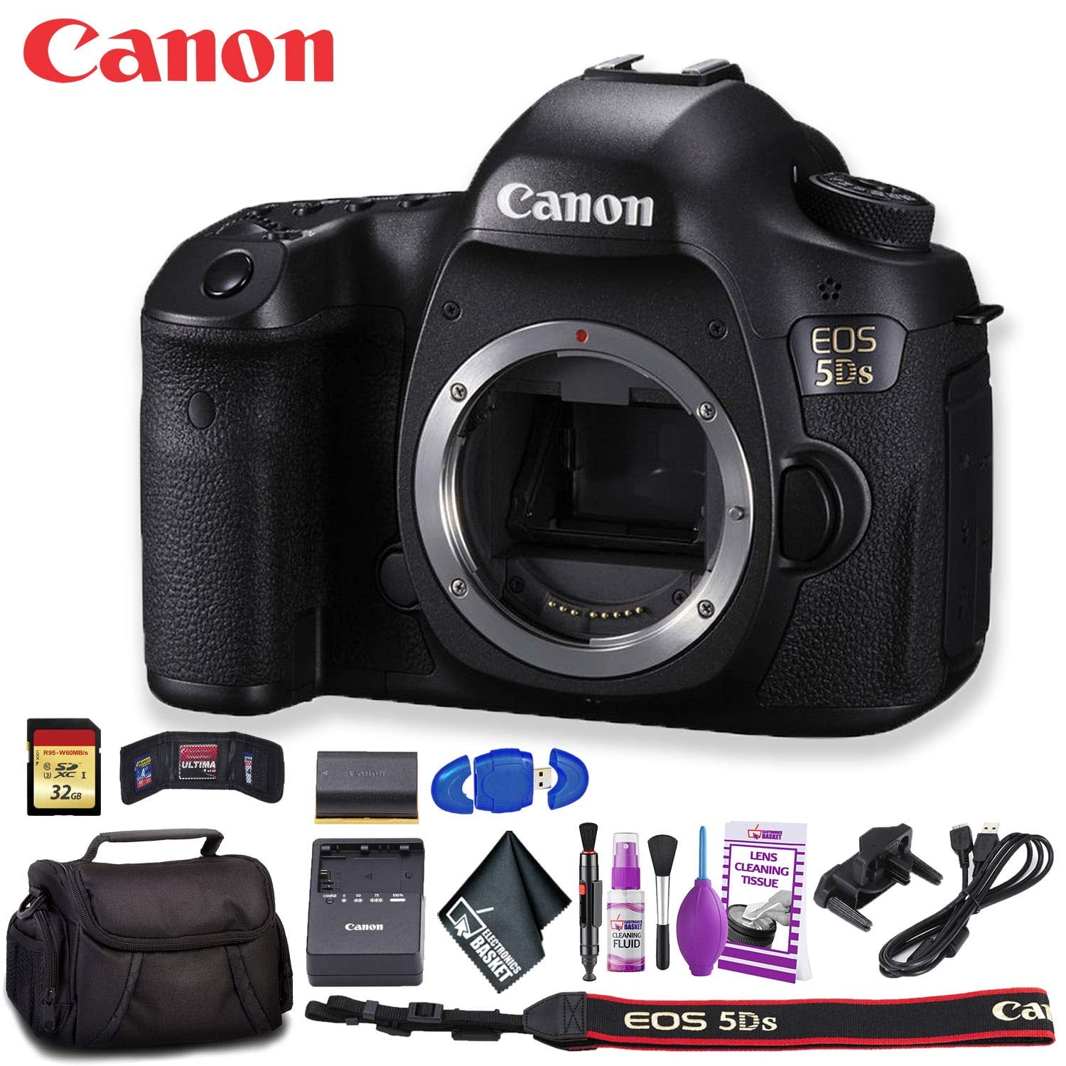 Canon EOS 5DS DSLR Camera Intl Model Plus Kit