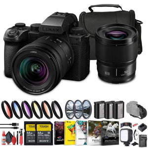 Panasonic Lumix S5 IIX Mirrorless Camera with 20-60mm and 50mm Lenses Kit