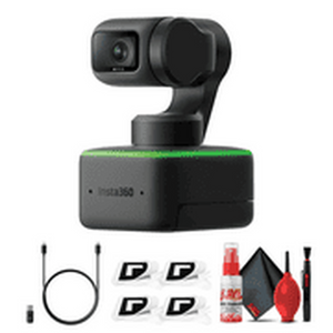 Insta360 Link UHD 4K AI Webcam with Tabletop Tripod and Cleaning Kit Insta360