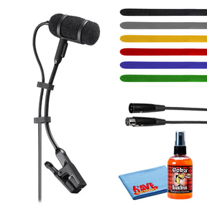 Audio-Technica Pro 35 Cardioid Condenser Instrument Microphone with Accessories