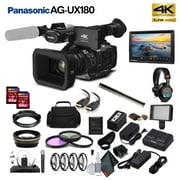 Panasonic AG-UX180 4K Premium Professional Camcorder (AG-UX180PJ) Movie Maker Special Bundle