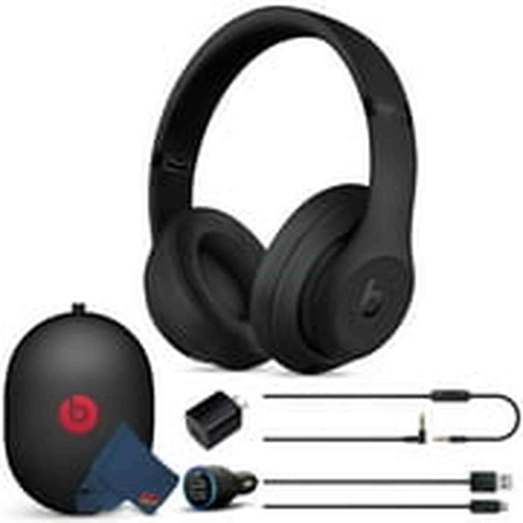 Beats Studio3 Wireless Headphones with USB Charging Adapters -