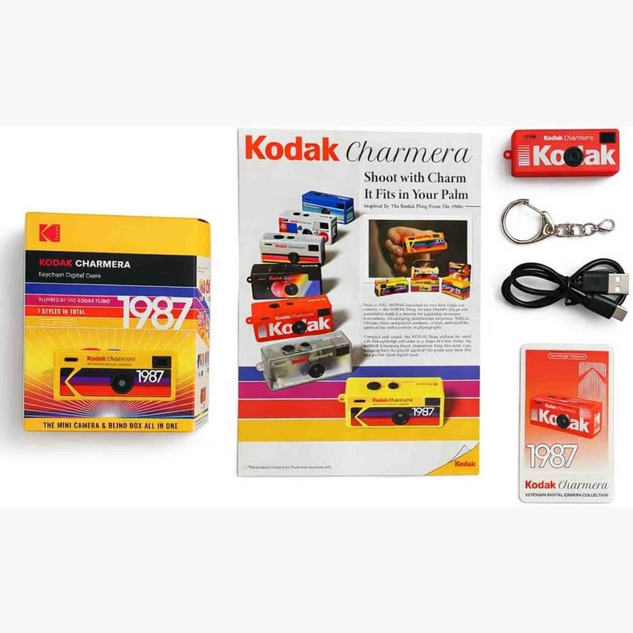 Kodak Charmera Keychain Digital Camera, Selfies & Everyday Memories + More