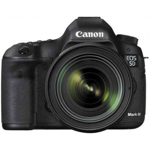 Canon EOS 5D Mark III 22.3 MP DSLR Camera + EF 24-70mm f/4 L IS Lens Kit Black Canon
