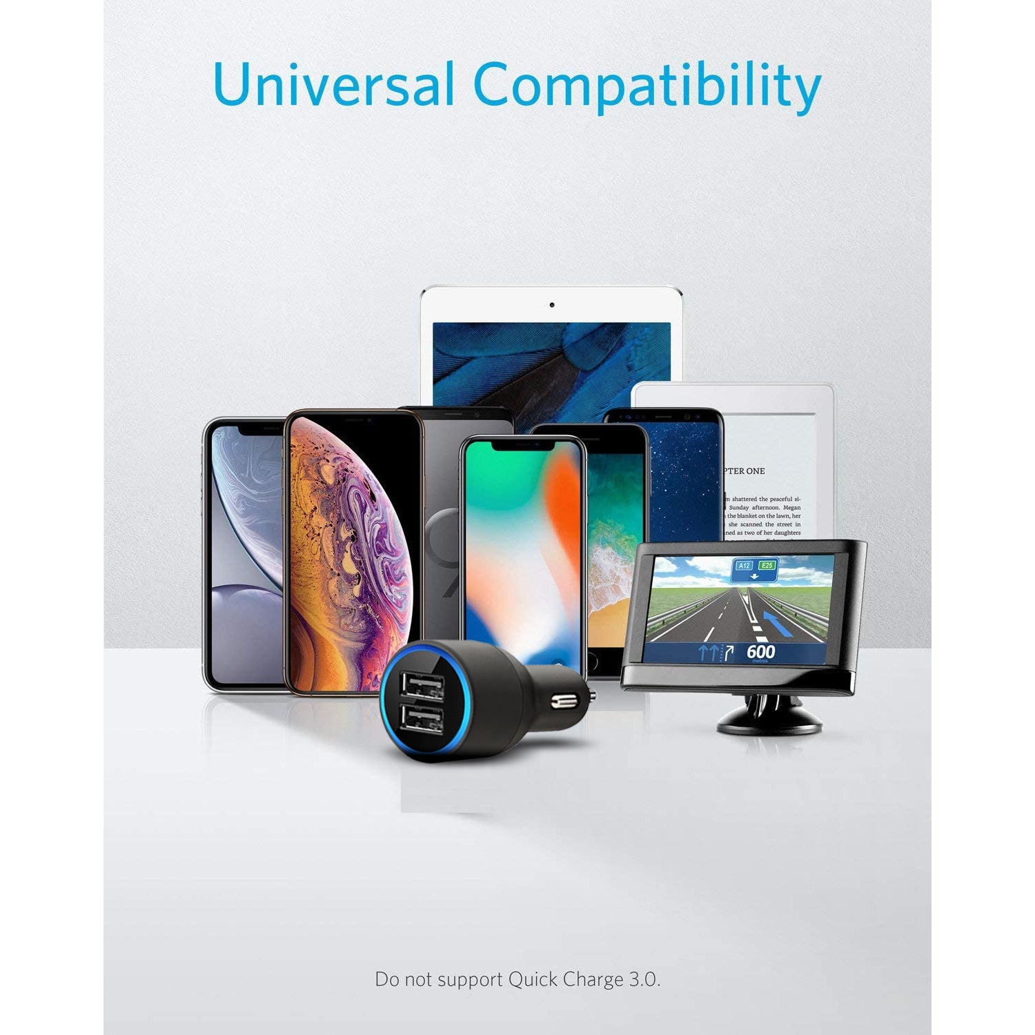 Tablet Essential Accessory Bundle with Purple Moroccan Sleeve