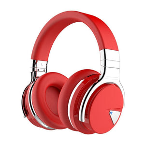 COWIN E7 Active Noise Cancelling Bluetooth Headphones - Red
