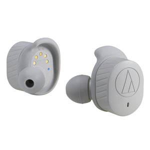 Audio-Technica ATH-SPORT7TWGY SonicSport Wireless In-Ear Headphones, Gray Audio-Technica