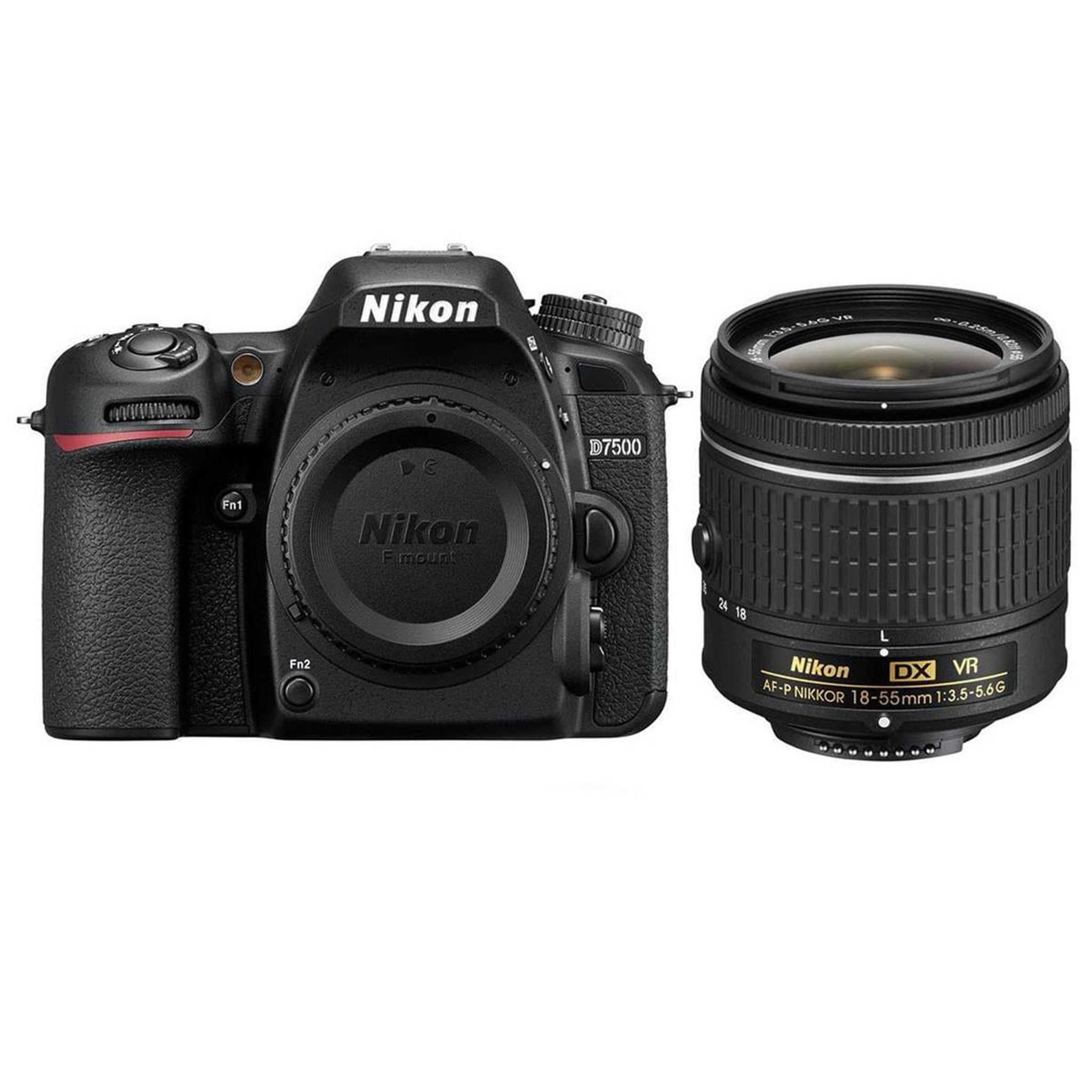 Nikon D7500 DX-format Digital SLR Camera With Nikon 18-55 Lens International Model
