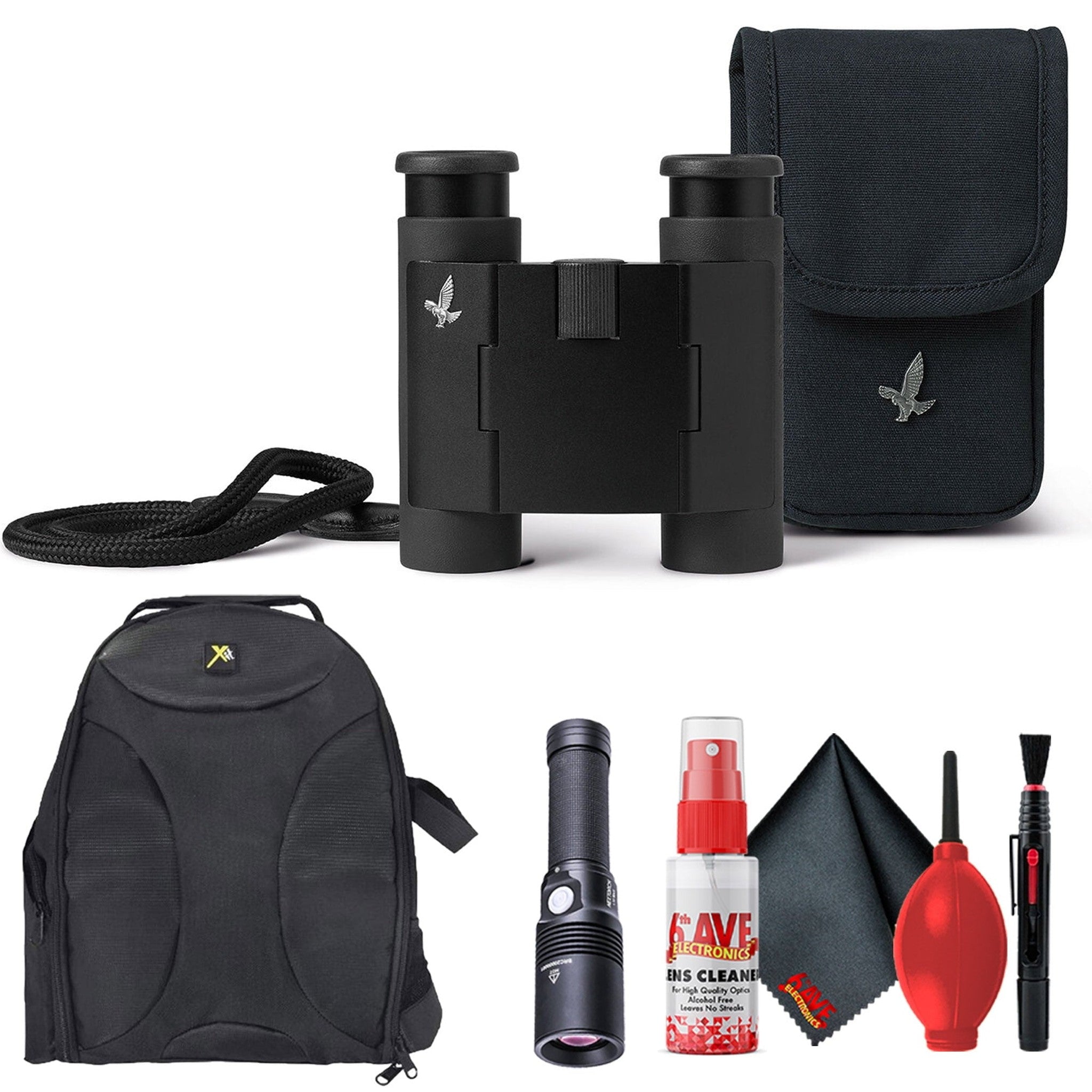 Swarovski 7 x 21 CL Curio Compact Binoculars 46159 Accessory Bundle Swarovski