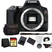 Canon EOS Rebel SL3 DSLR Camera (Black, Body Only) Bundle with 32GB Memory Card +LCD Screen Protectors and More