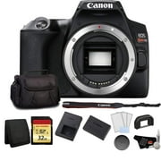 Canon EOS Rebel SL3 DSLR Camera Black, Body Only Bundle with 32GB Memory Card +LCD Screen Protectors and More