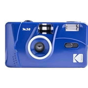 Kodak M38 35mm Film Camera - Focus Free, Powerful Built-in Flash, Easy to Use Classic Blue Kodak