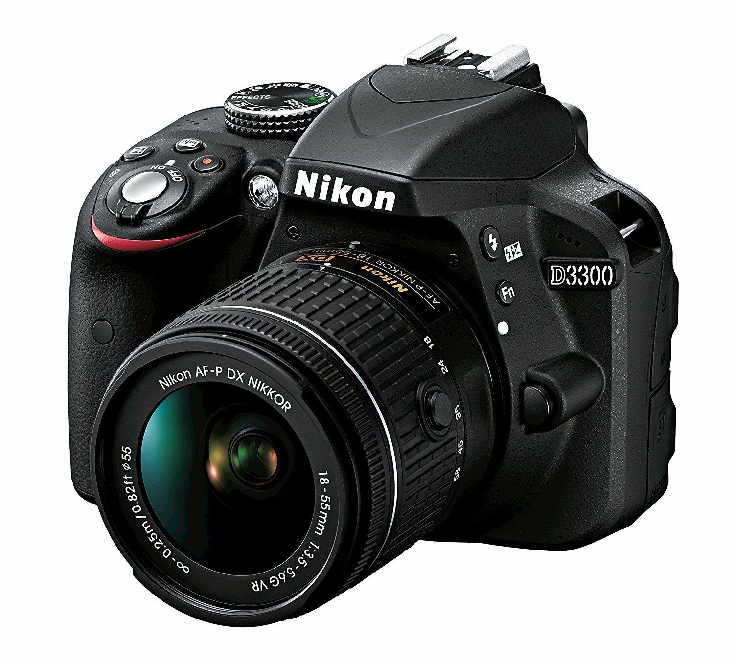 Nikon D3300 w/ AF-P DX 18-55mm VR Digital SLR ? Black