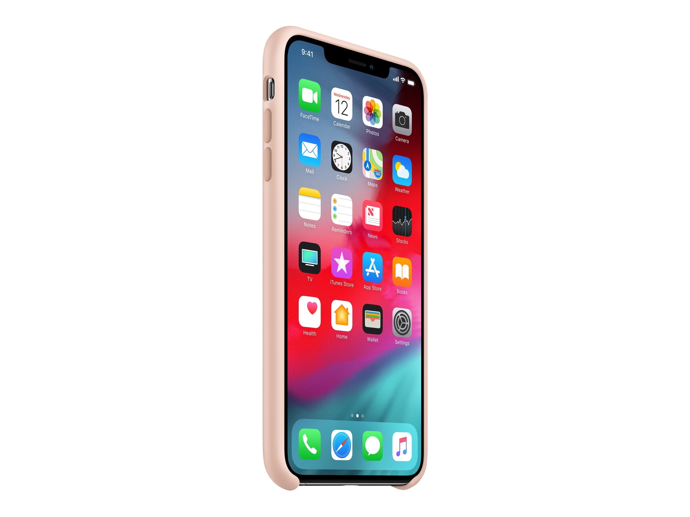 Apple Silicone Case (for iPhone Xs Max) - Pink Sand