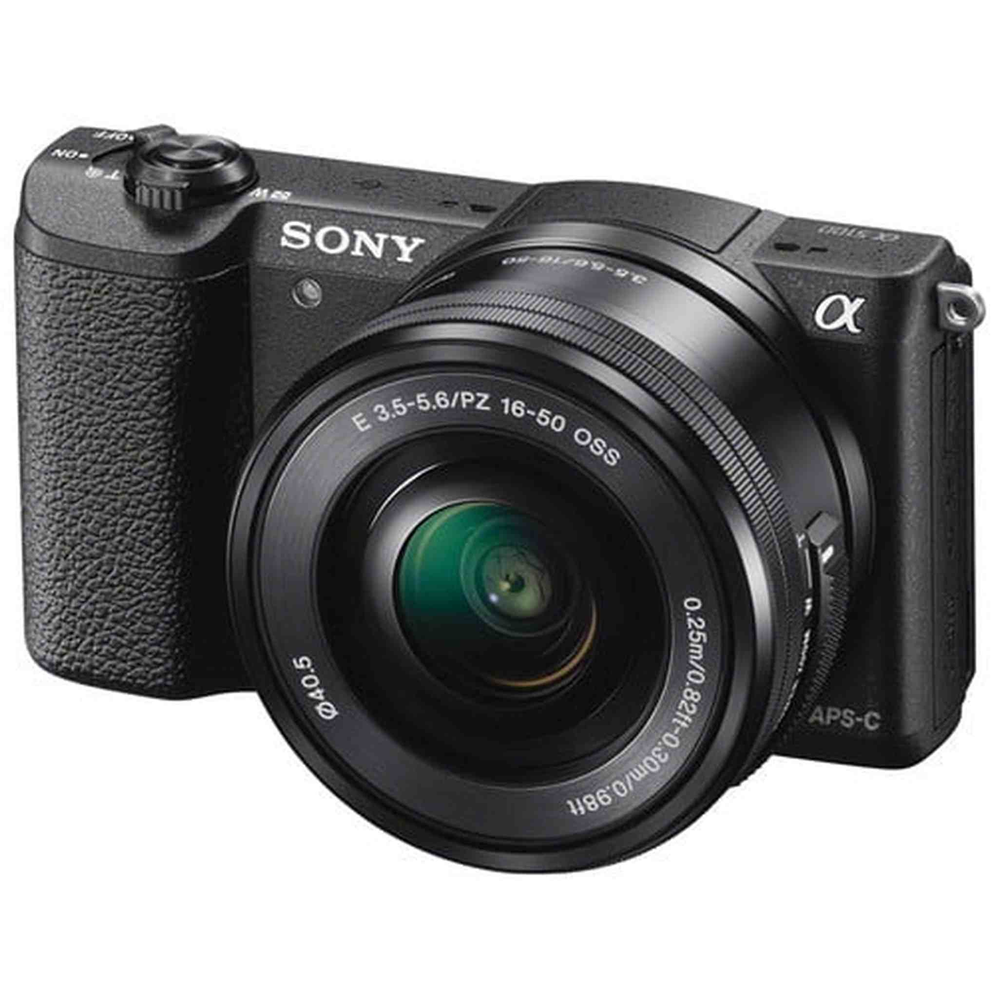Sony a5100 16-50mm Mirrorless Digital Camera with 3-Inch Flip Up LCD Black - International Version No Warranty EBasket