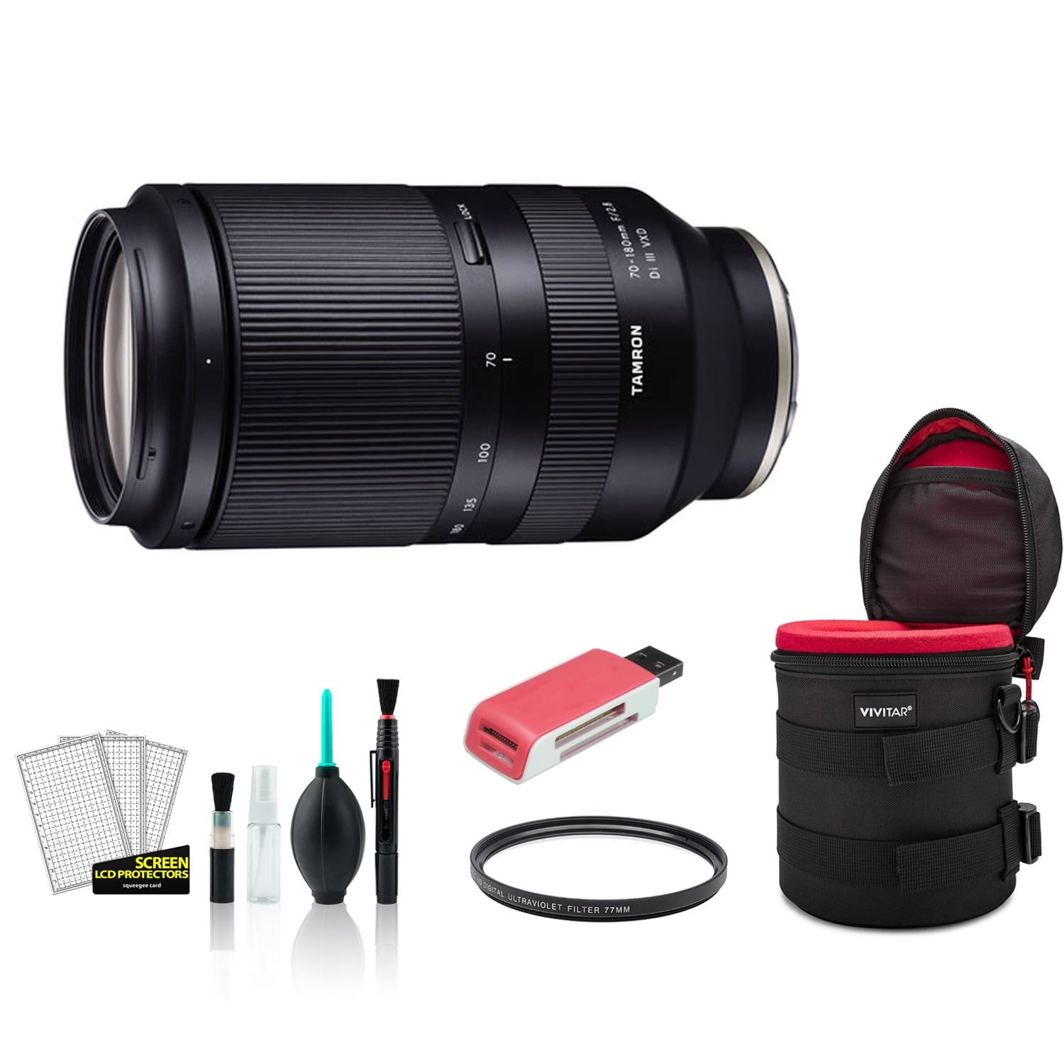 Tamron 70-180mm f/2.8 Di III VXD Lens for Sony E - Kit with Lens Case