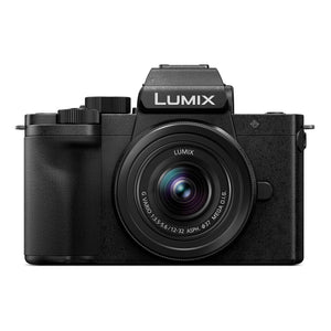 Panasonic LUMIX G100 4k Mirrorless Camera for Photo and Video, Built-in Microphone with Tracking, Micro Four Thirds Interchangeable Lens System, 12-32mm Lens, 5-Axis Hybrid I.S., DC-G100DKK Black Panasonic