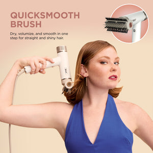Shark Hair Dryer | SpeedStyle | No Heat Damage Hair Styling Tool | 3 Styling Tools Included | Portable & Powerful Blow Dryer | Best for Straight & Wavy Hair | Silk | HD331 - Reconditioned