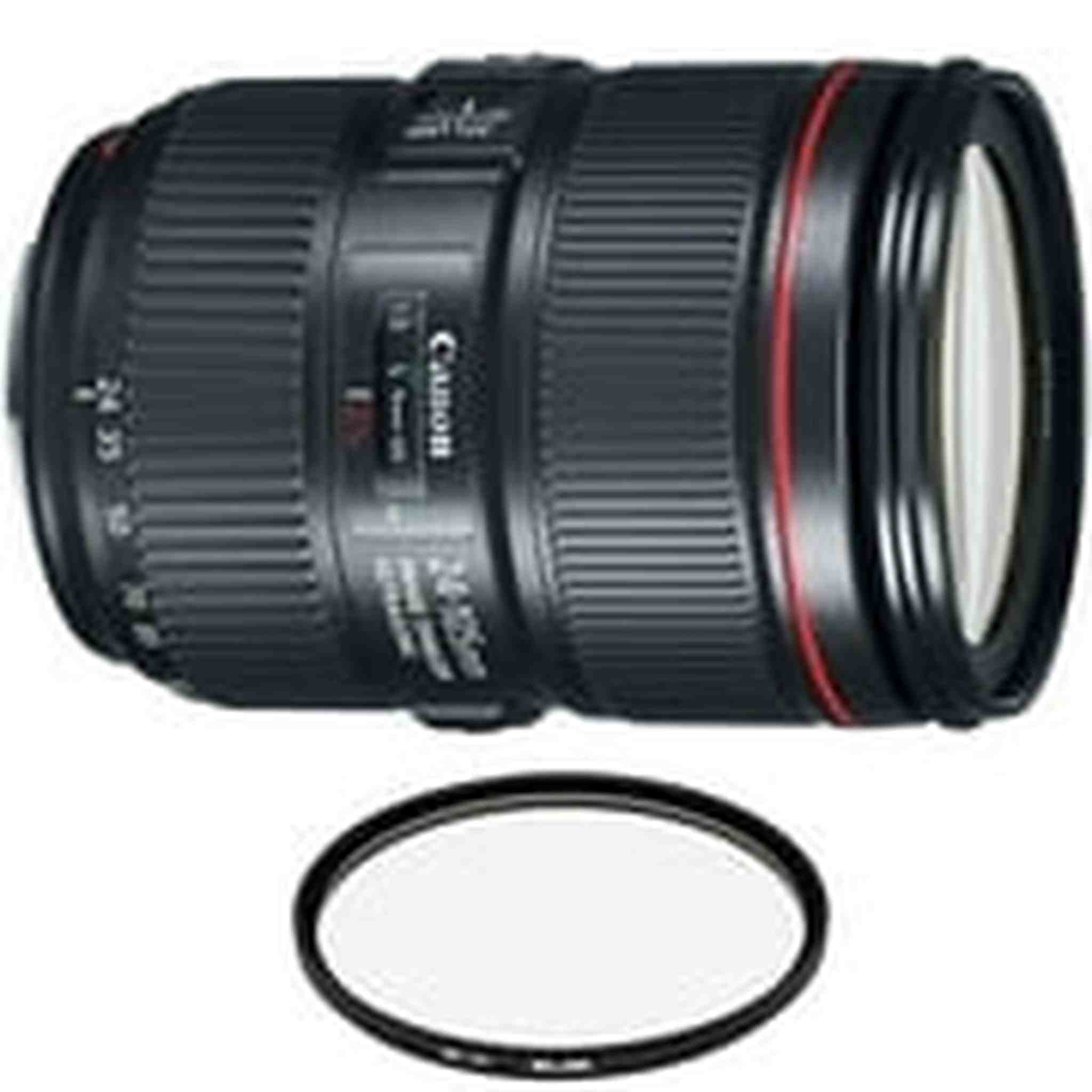 Canon EF 24-105mm f/4L is II USM Lens with Pro Filter Renewed - Reconditioned Canon
